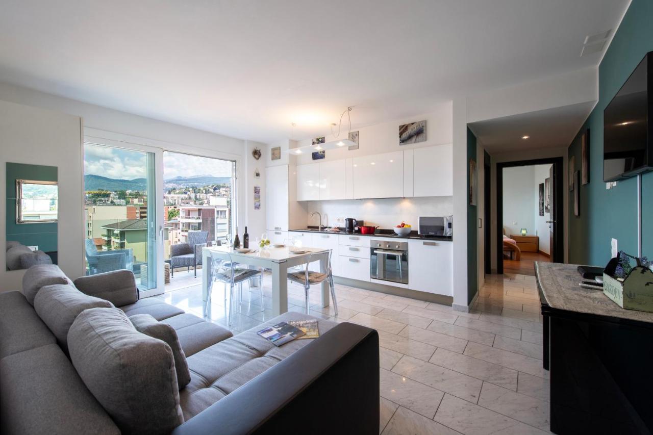 Panoramic Penthouse - Happy Rentals Лугано Экстерьер фото